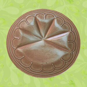 BEAUCE POTTERY Vintage Divided Fondue Plates - Beauceware Set of 4